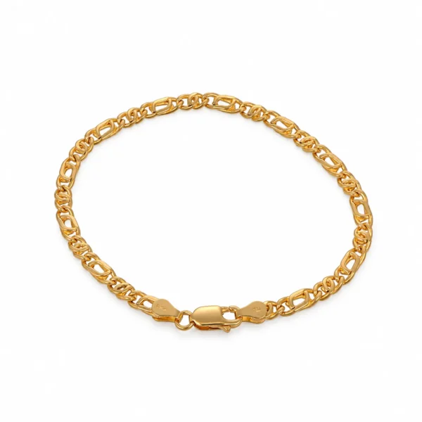 BRACCIALE ORO GIALLO UOMO
