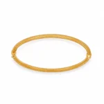 BRACCIALE ORO GIALLO RIGIDO LUC SATINATO