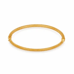 BRACCIALE ORO GIALLO RIGIDO LUC SATINATO