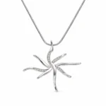 COLLANA ORO BIANCO CON DIAMANTI KT 0.15 G VS1