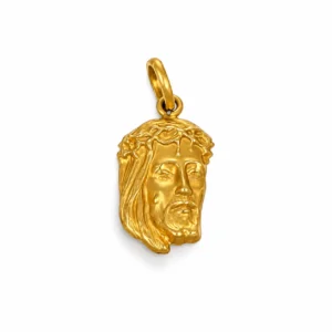CIONDOLO ORO GIALLO VOLTO DI GESU