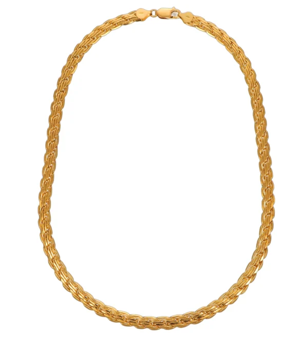 COLLANA ORO GIALLO SEMIRIGIDA