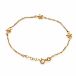 BRACCIALE ORO GIALLO STELLINE