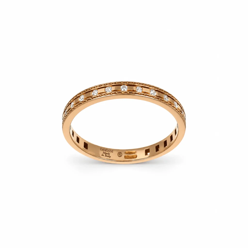 Anello oro giallo con diamanti Damiani
