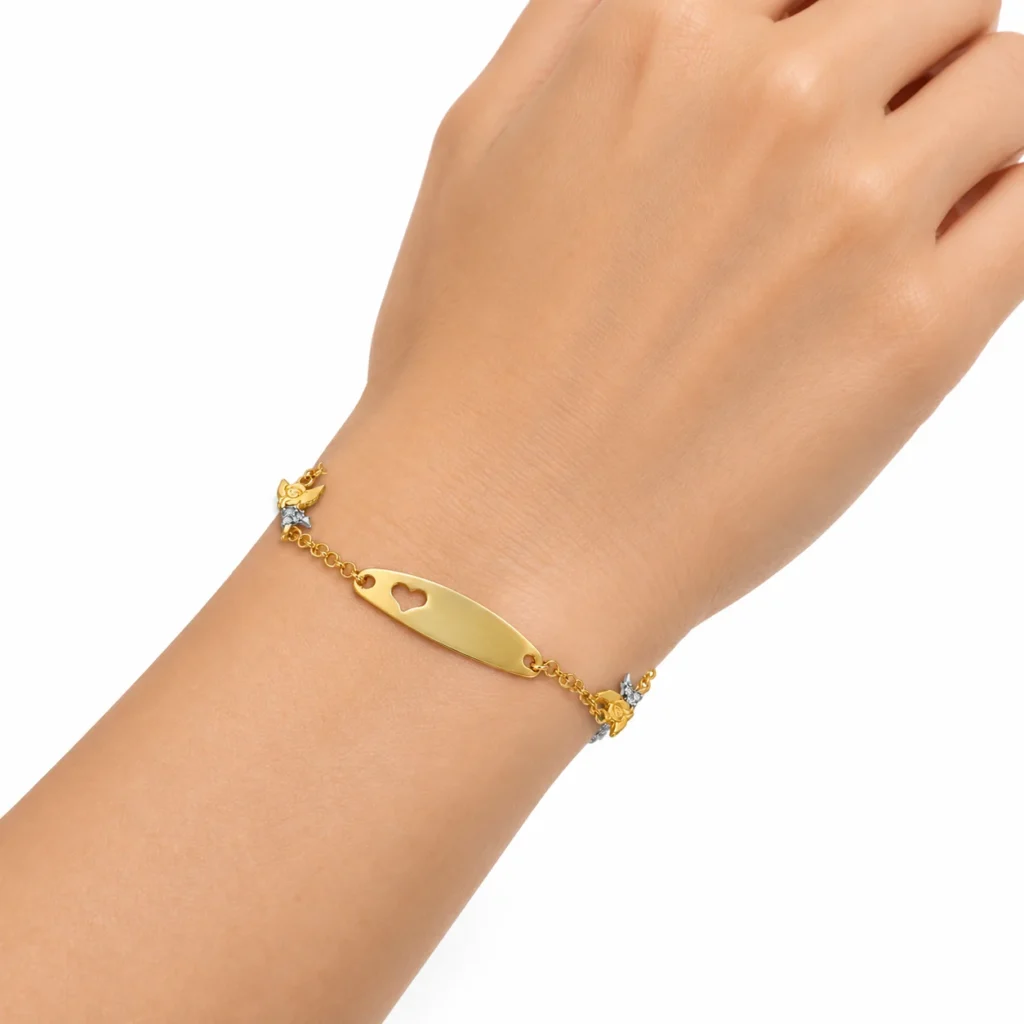 bracciale bambina oro giallo Trilly