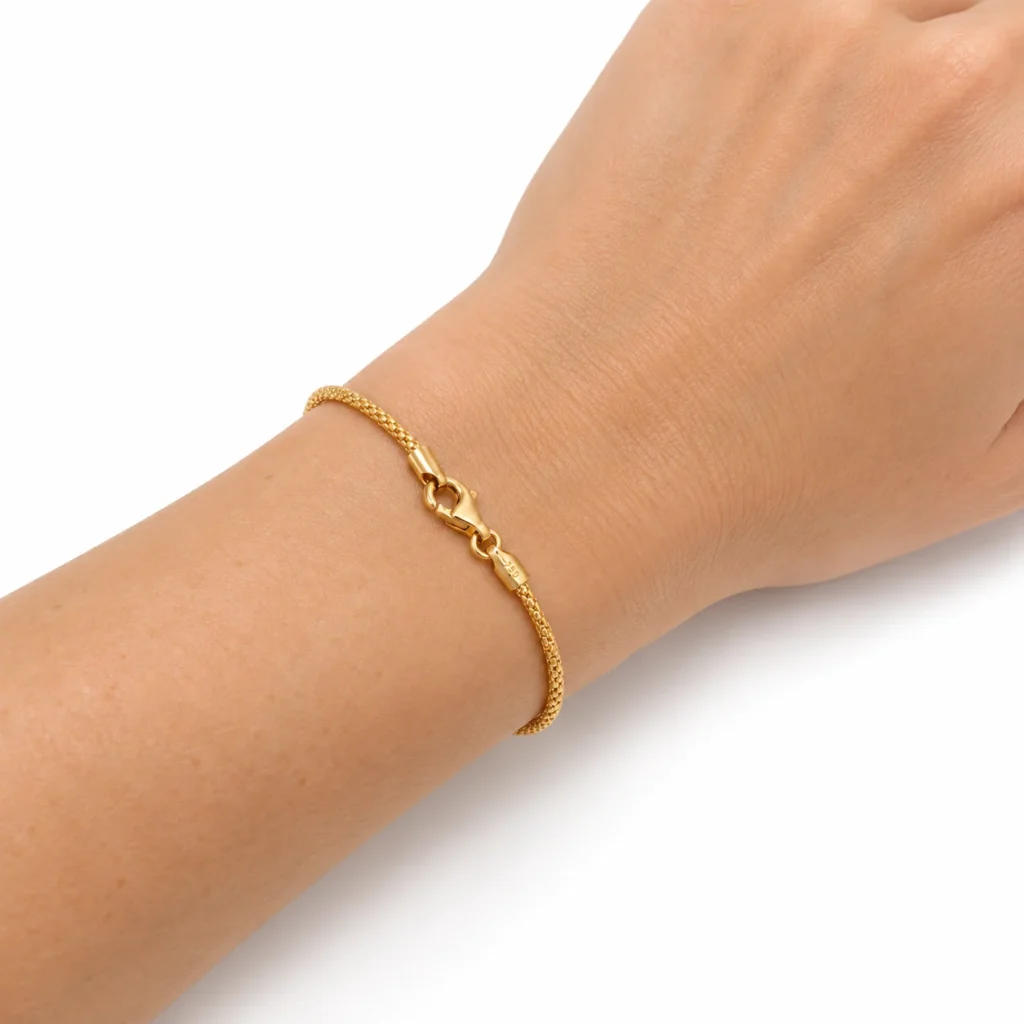 bracciale a fune oro giallo 18 kt