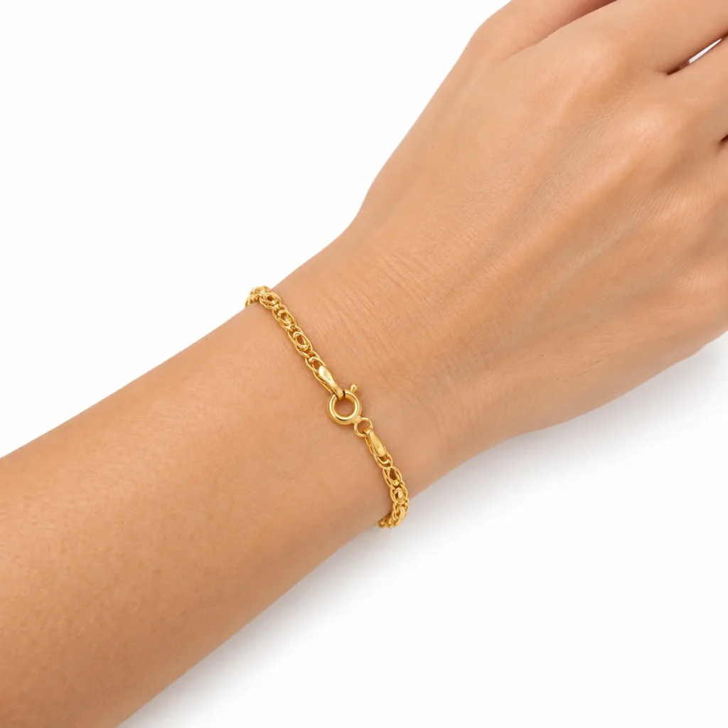 bracciale sottile oro giallo 18 kt