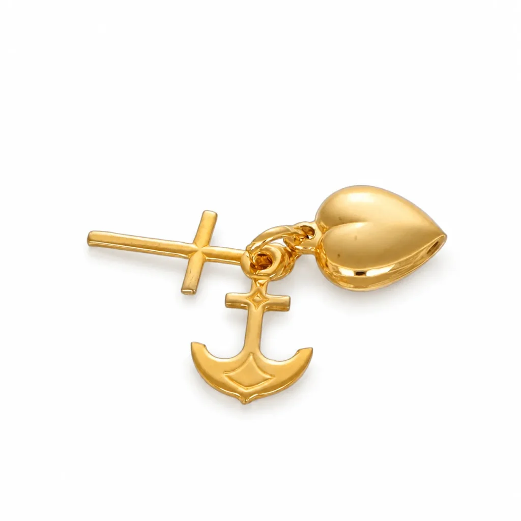 Ciondolo oro giallo F-S-C, oro 18 kt