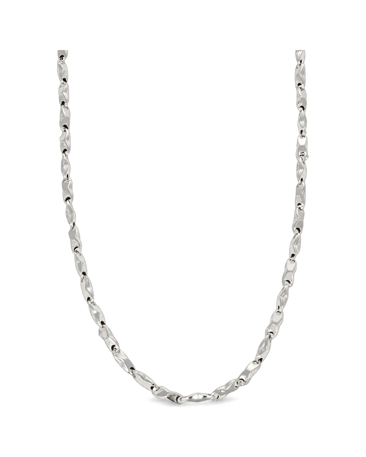 Collana oro bianco euro 90, oro 18 kt, lunghezza 50 cm