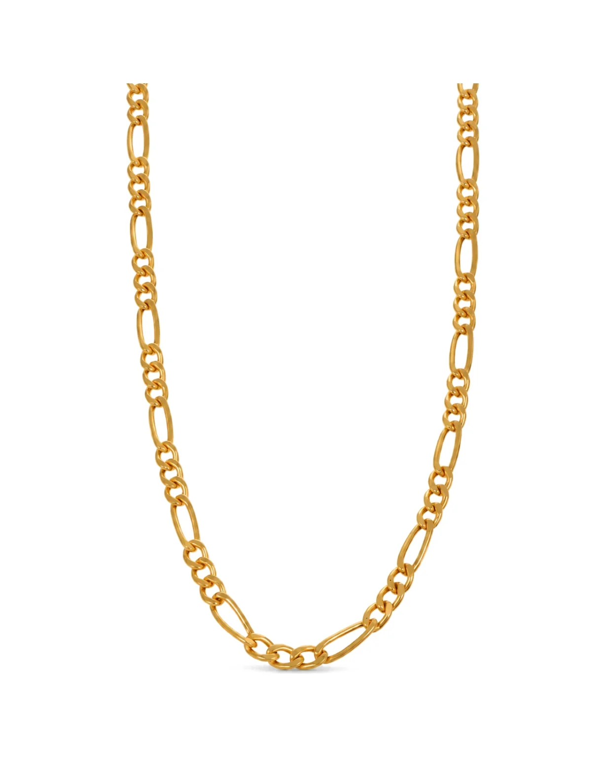 Collana oro giallo 3+1, oro 18 kt, lunghezza 60 cm