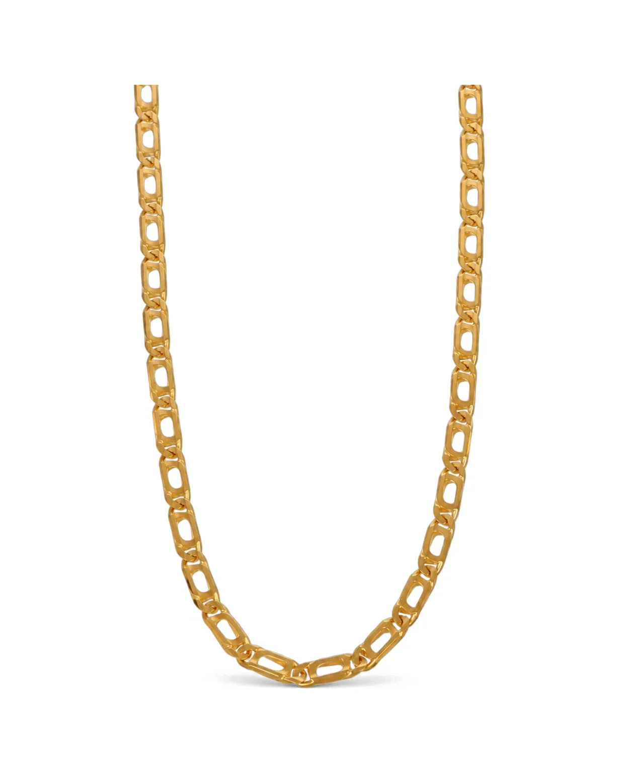 Collana oro giallo Carp, oro 18 kt, lunghezza 60 cm