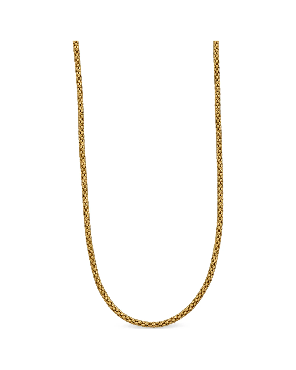 Collana oro giallo fune, oro 18 kt, lunghezza 47,5 cm