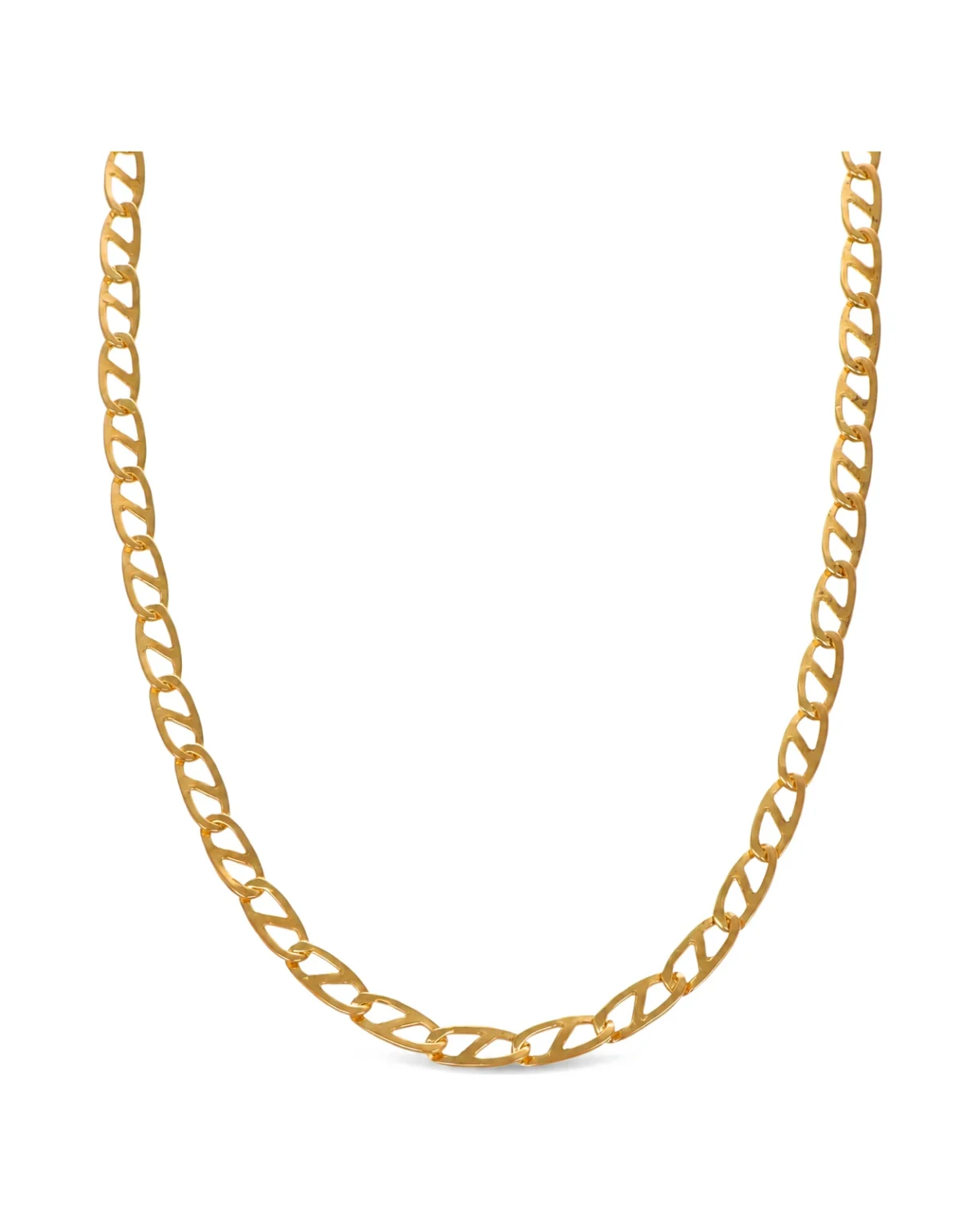 Collana oro giallo, oro 18 kt, lunghezza 60 cm