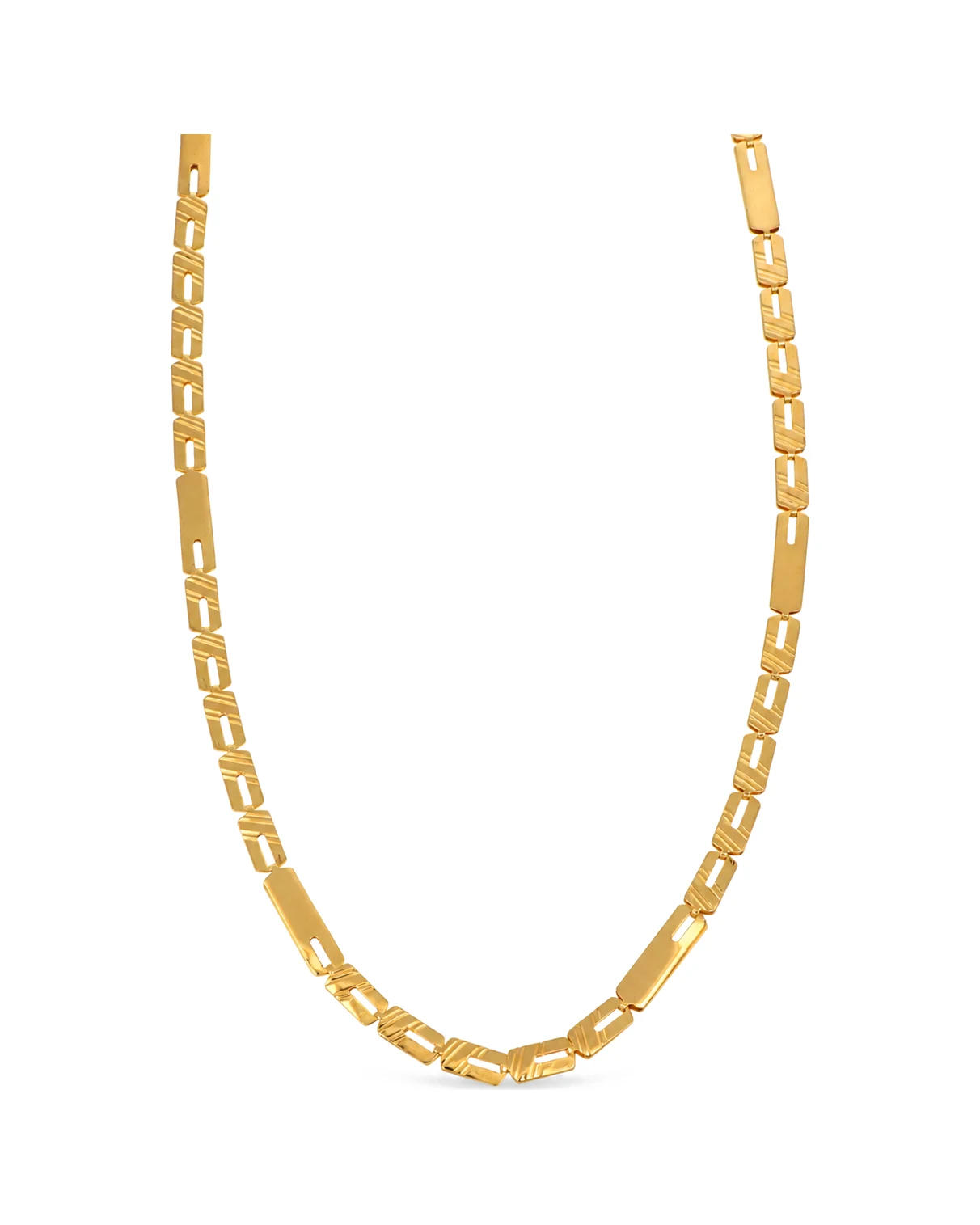 Collana oro giallo, oro 18 kt, lunghezza 51 cm