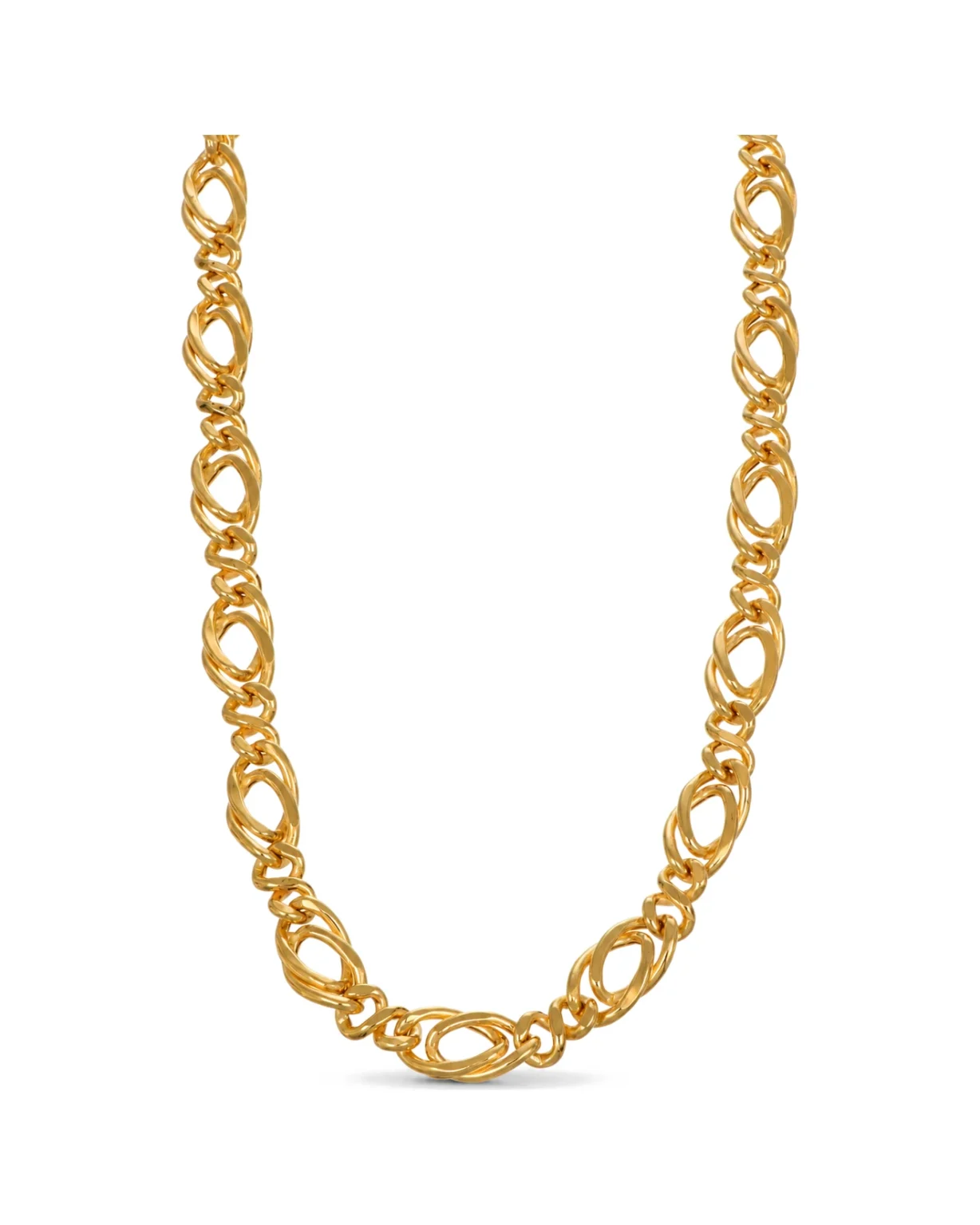 Collana oro giallo, oro 18 kt, lunghezza 49,5 cm