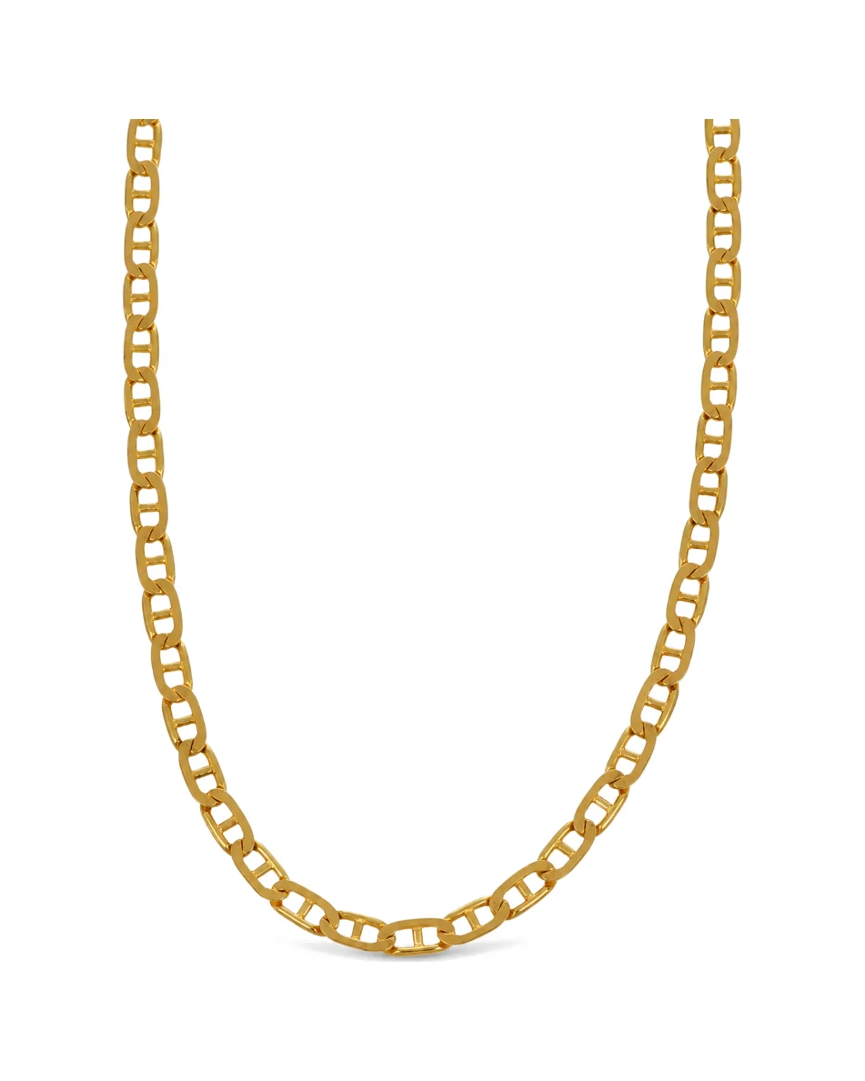 Collana oro giallo, oro 18 kt, lunghezza 55 cm