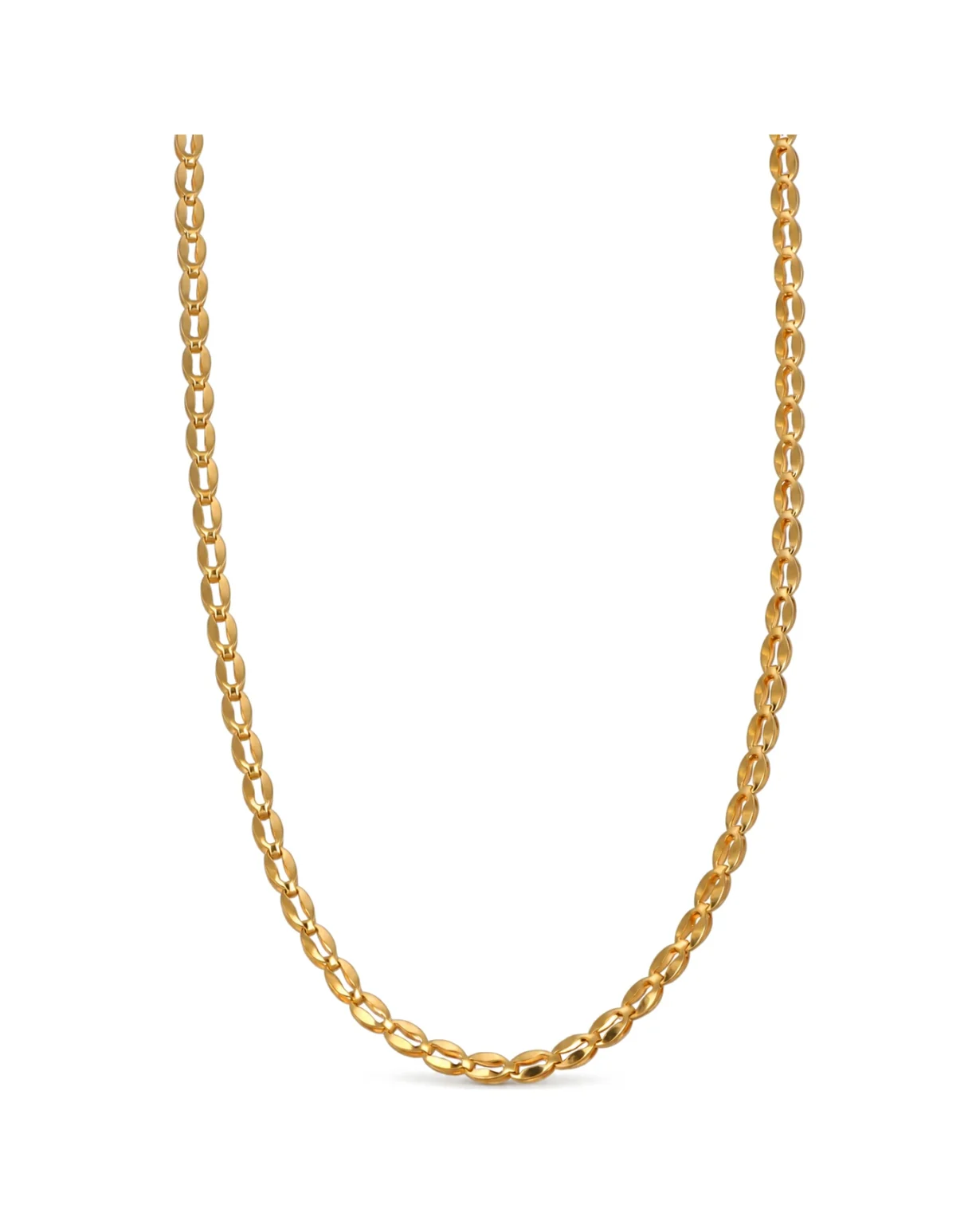Collana oro giallo, oro 18 kt, lunghezza 59 cm