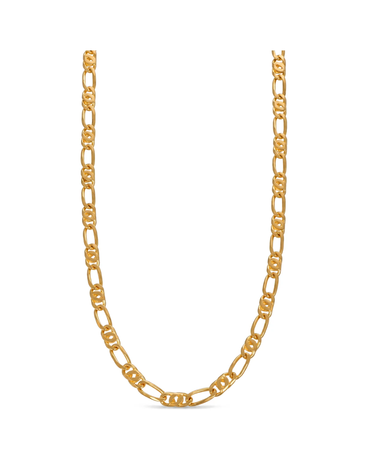 Collana oro giallo, oro 18 kt, lunghezza 60 cm