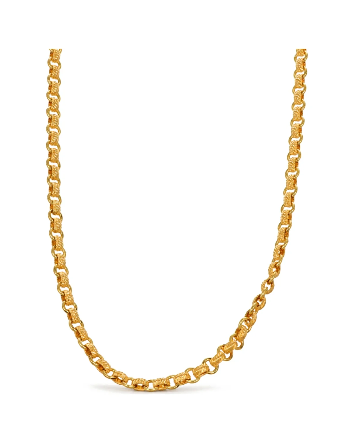 Collana oro giallo luc lav Zancan con lucchetto e chiave, oro 18 kt, lunghezza 58 cm
