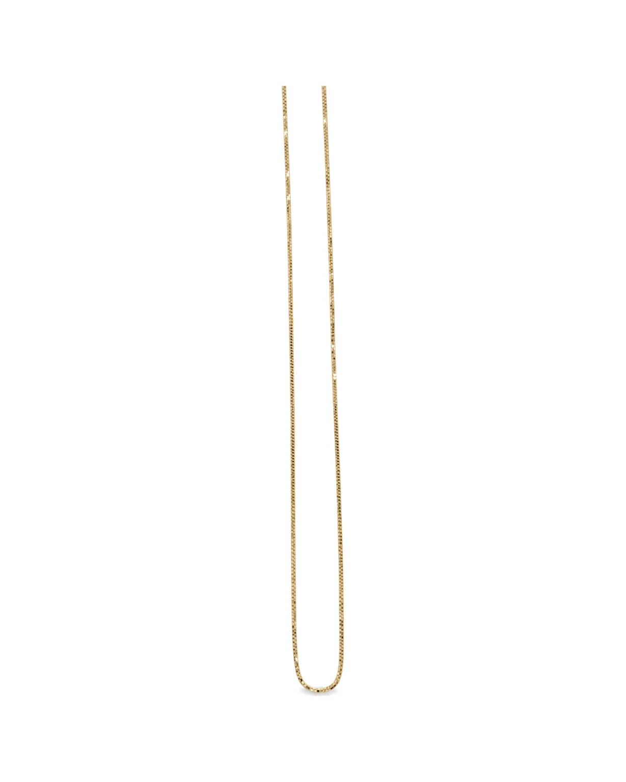 Collana oro giallo quadratina, oro 18 kt, lunghezza 50 cm