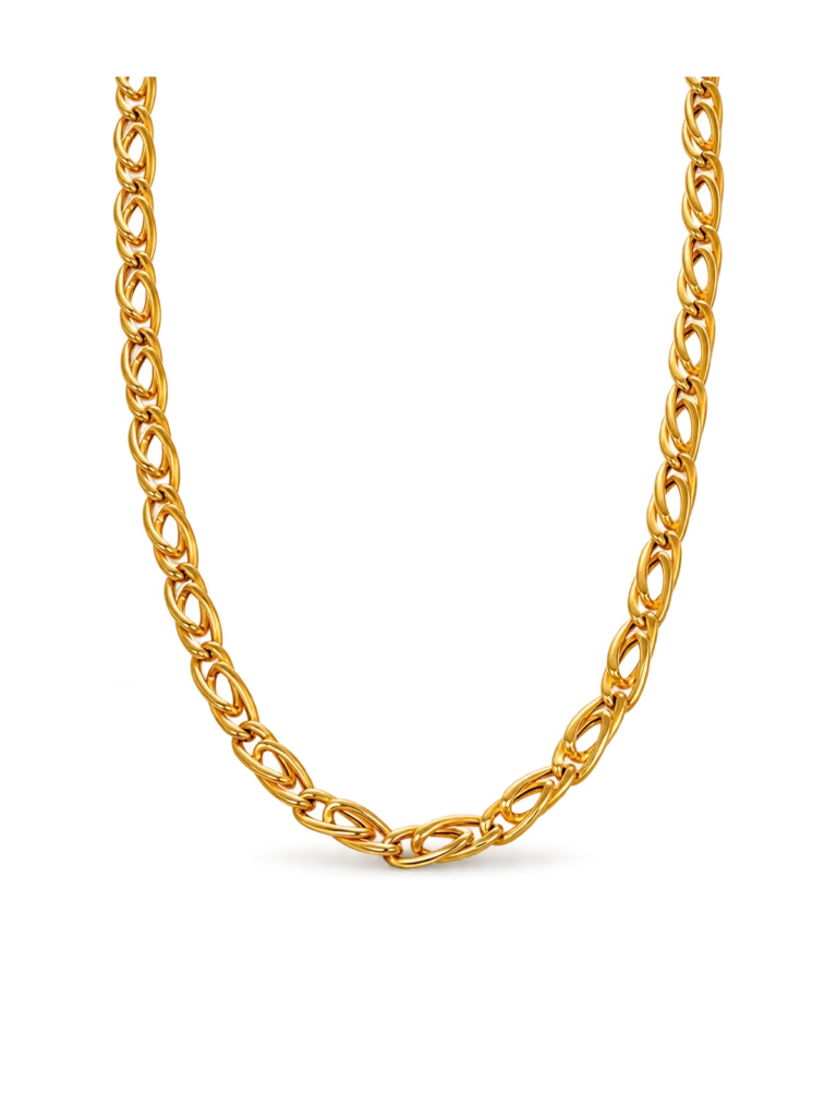 Collana da uomo in oro giallo